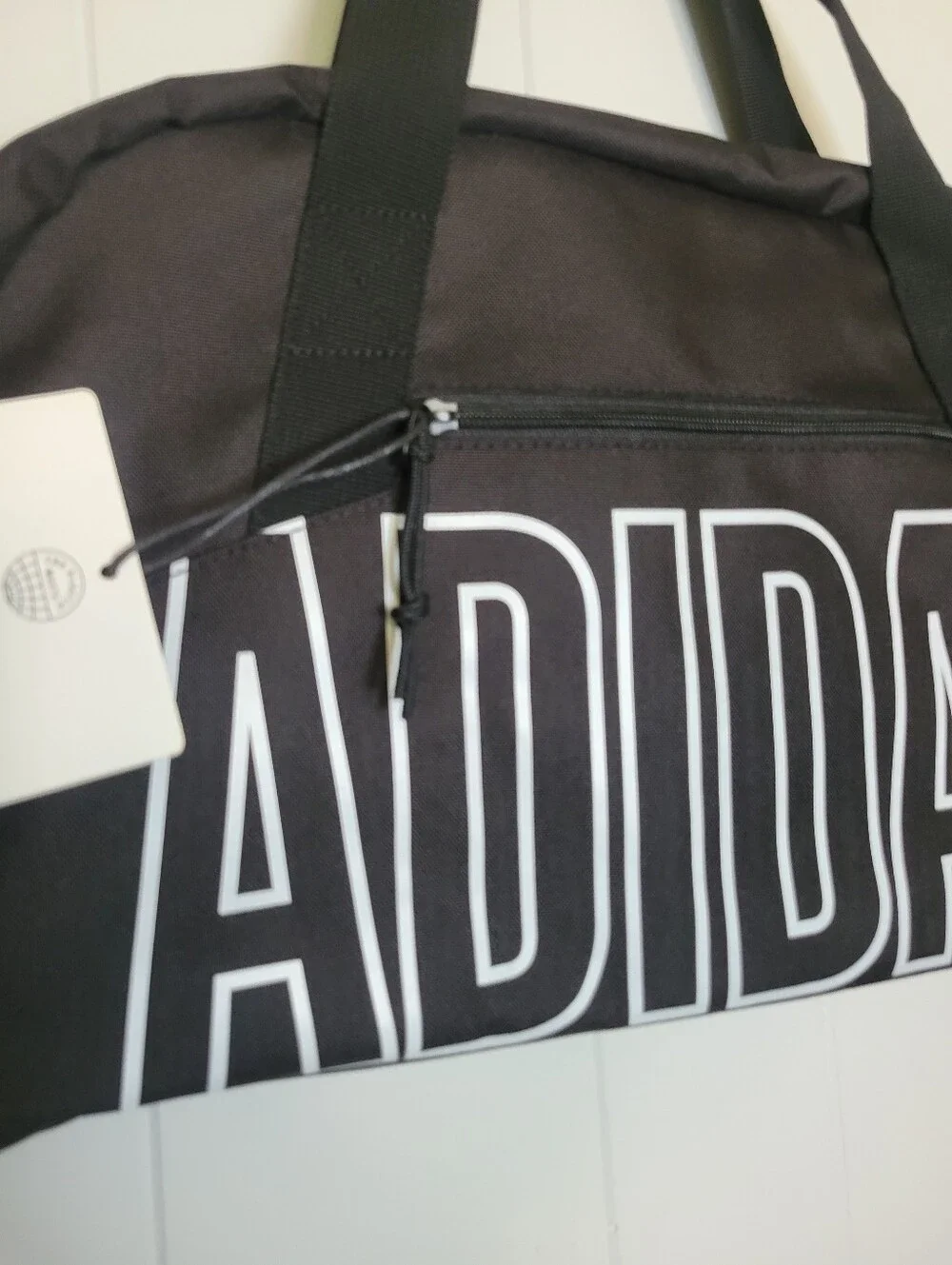 NWT Adidas Graphic Unisex Duffel Bag Gym Dual Strap & Handles Recycled Polyester